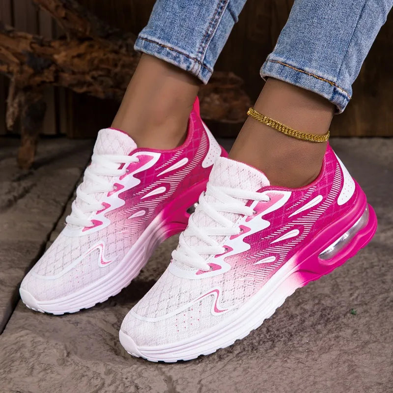 Women’s Lightweight Breathable Running & Walking Sneakers – Non-Slip & Comfortable