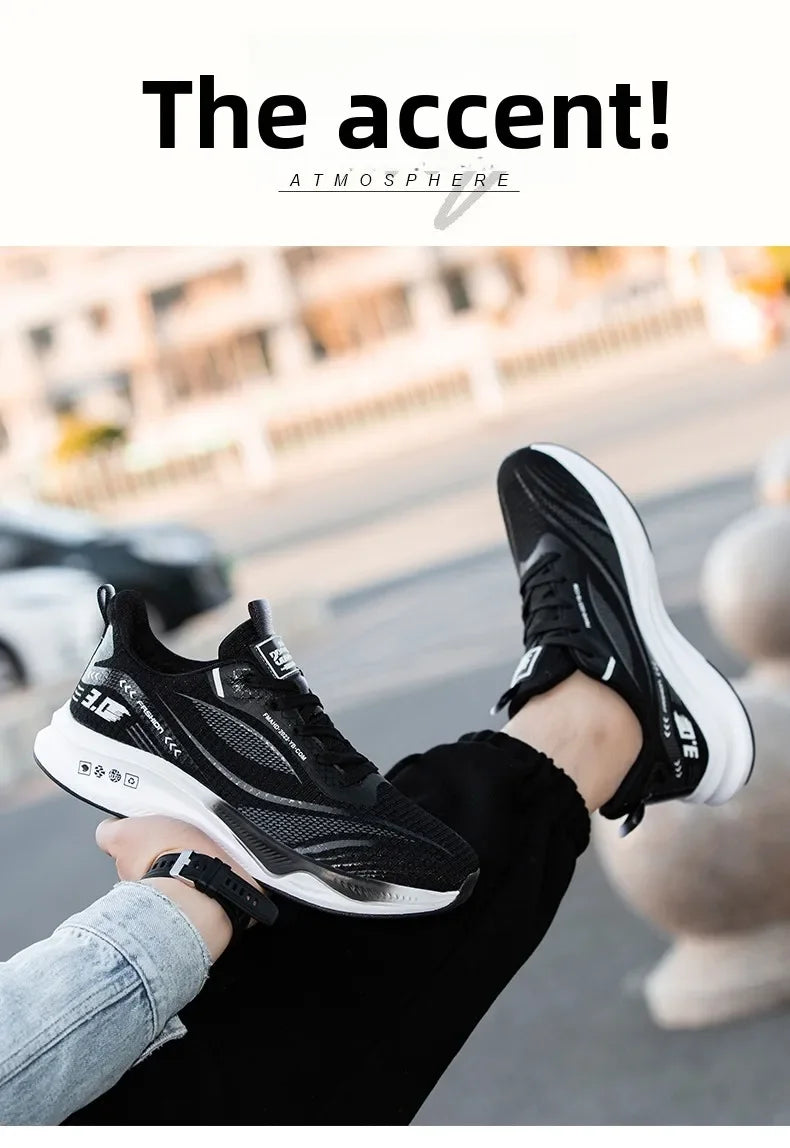 Men's Lightweight Running Shoes – Quick-Dry, Shock-Absorbing Marathon Sneakers (2025)