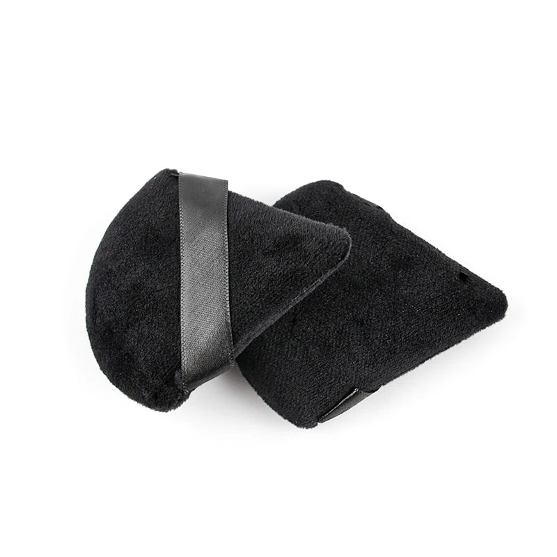 1/2/3/6Pcs Triangle Velvet Powder Puff – Reusable & Washable Makeup Sponges for Face & Eye