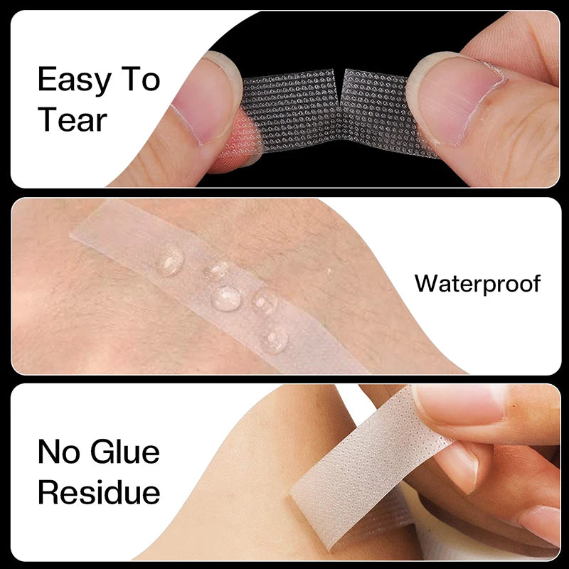 1/3/5 Rolls Eyelash Extension PE Adhesive Tape – Under Eye Pads for Lash Lifting & Grafting