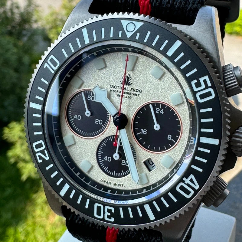 RBB FXD2 Titanium Solar Chronograph Dive Watch – VS75B, BGW9, 20ATM