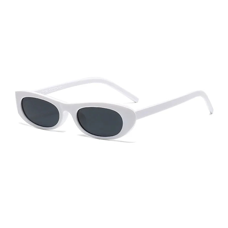 RBB Trendy Cat Eye & Rectangle Sunglasses – UV400 Narrow Frame for Women & Men