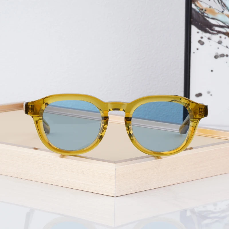 RBB Vintage Polarized Sunglasses – Unisex Lemtosh-Style Acetate Frame | Luxury Retro Eyewear
