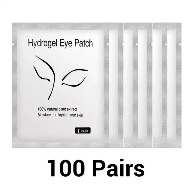MJ 100 Pairs Eyelash Extension Eye Patches – Under Eye Pads for Lash Application