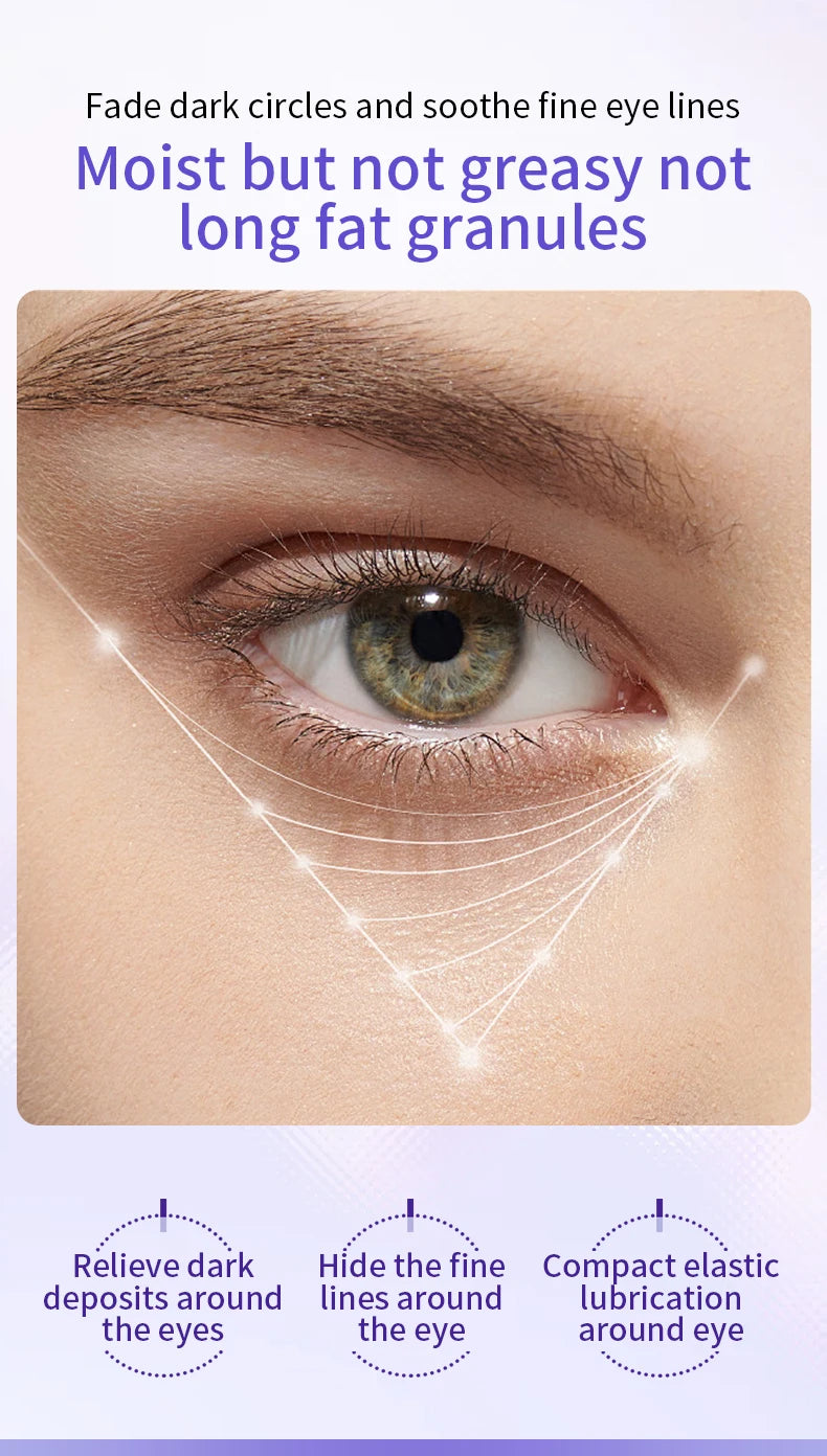 Anti-Wrinkle Eye Cream with Roller Ball – Hydrating Hyaluronic Acid Serum for Fine Lines & Puffiness