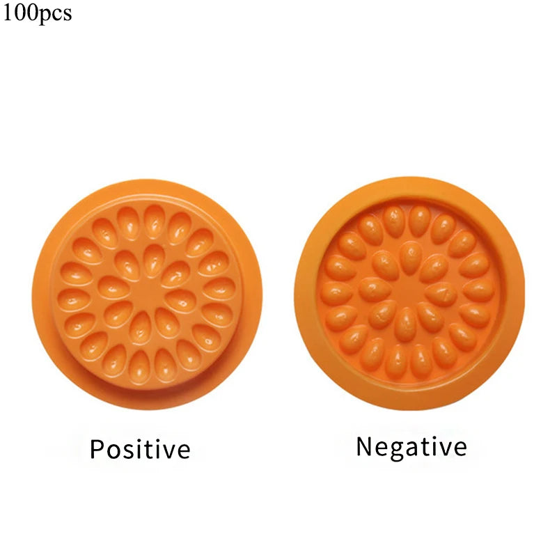 Eyelash Glue Holder Pads – 20/100pcs Adhesive Pallets for Extension Supplies