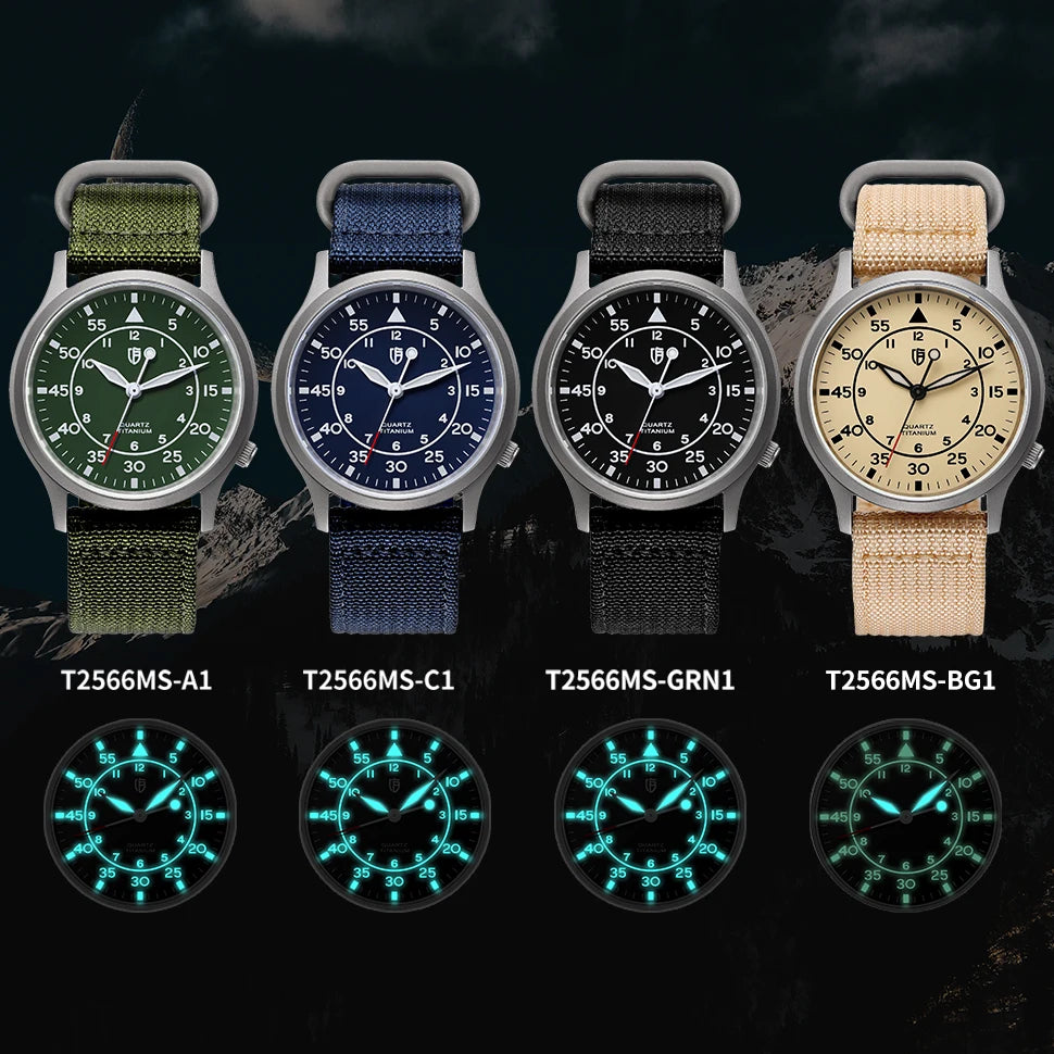 RBB Titanium Ultra-Thin Quartz Watch – VH31, Sapphire, 5ATM, Luminous