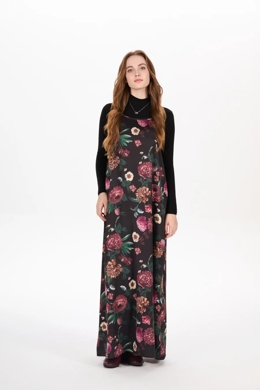 RBB Women's Satin Wrap Shirt & Slip Dress Set – Elegant 2-Piece Outfit for Autumn/Winter 2025