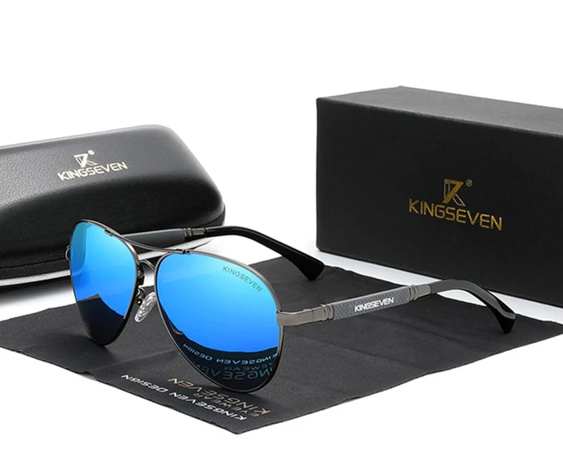 RBB Polarized Pilot Sunglasses – Luxury Alloy Frame UV400 Driving Eyewear