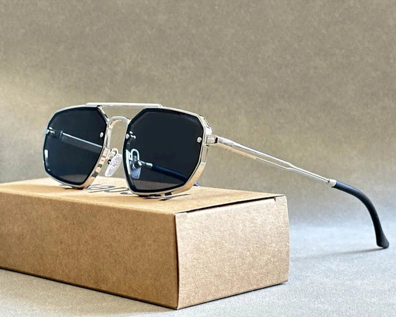 RBB Retro Steampunk Sunglasses – Trendy Vintage Eyewear for Men & Women