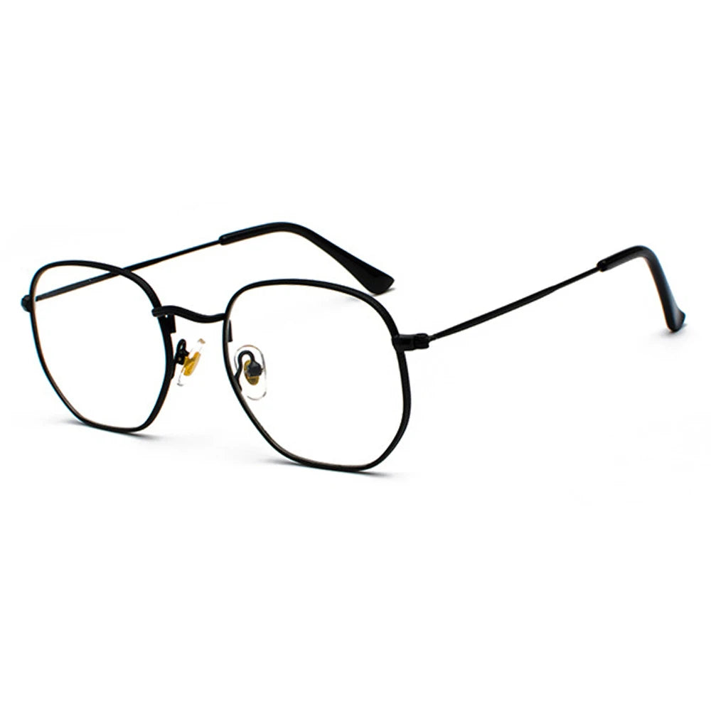 RBB Small Square Metal Frame Sunglasses – Mirrored UV400 Unisex