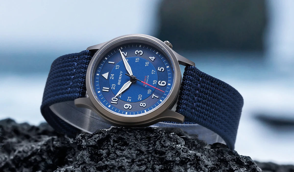 RBB Titanium Field Watch – Quartz, Sapphire, BGW9 Lume, 5ATM