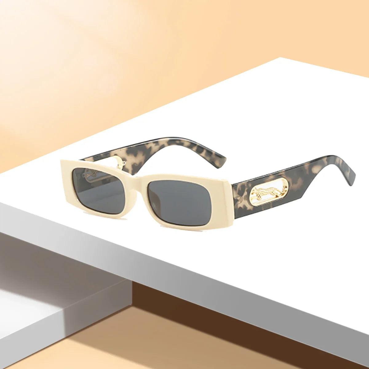 RBB Unisex Vintage Square Fashion Sunglasses – Large Black Lens UV400 Eyewear