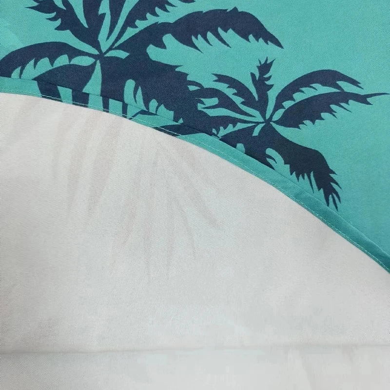 RBB Summer 2025 Men’s Hawaiian Shirt – 3D Animal & Plant Print, Short Sleeve, Beach Style, Plus Size up to 5XL