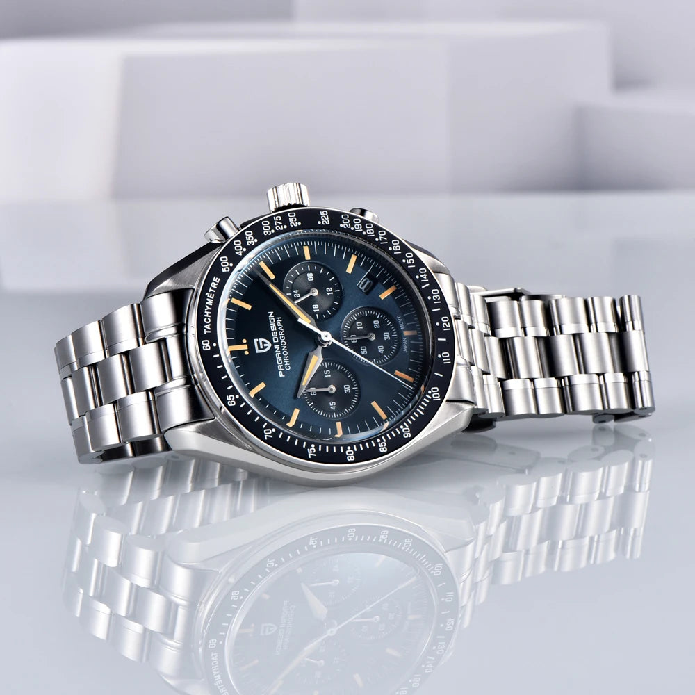 RBB DESIGN Moon Men's Luxury Quartz Watch – 2025 Gold Edition