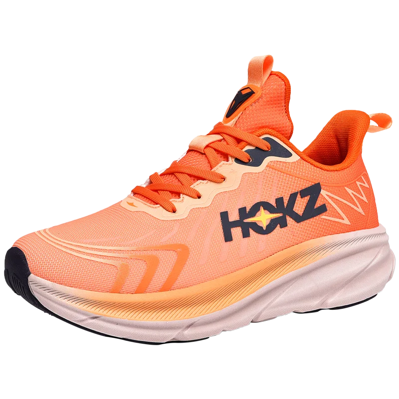 Men’s Breathable Mesh Running Shoes with Thick Soft Sole – High-Quality Outdoor Sports Sneakers