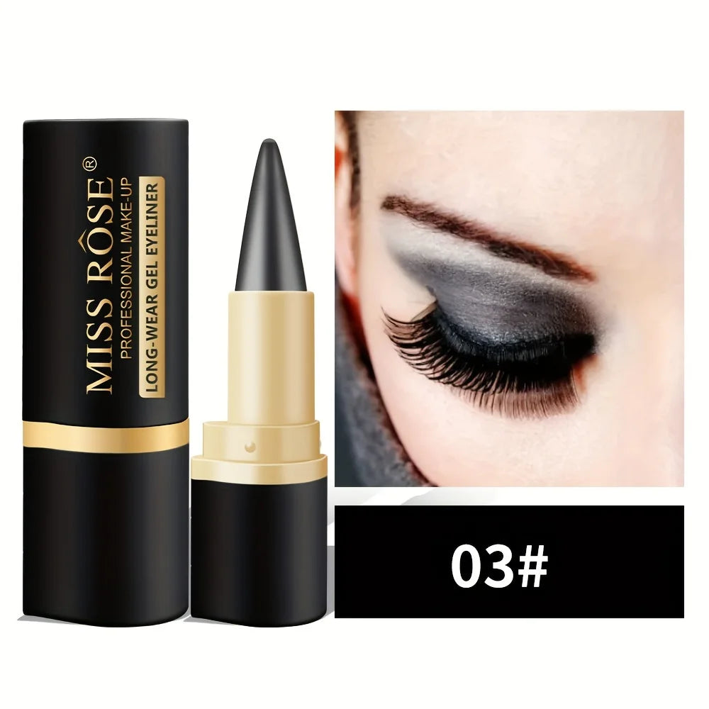Waterproof Gel Eyeliner Pencil – Quick-Dry, Matte, Smudge-Proof for Daily & Party Makeup