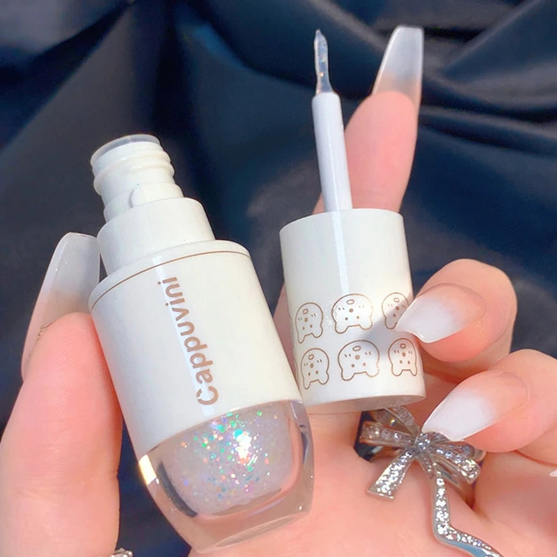 Cappuvini Star Dots Liquid Eyeshadow – Pearlescent, High Gloss, Easy-to-Apply Flashing Eye Makeup