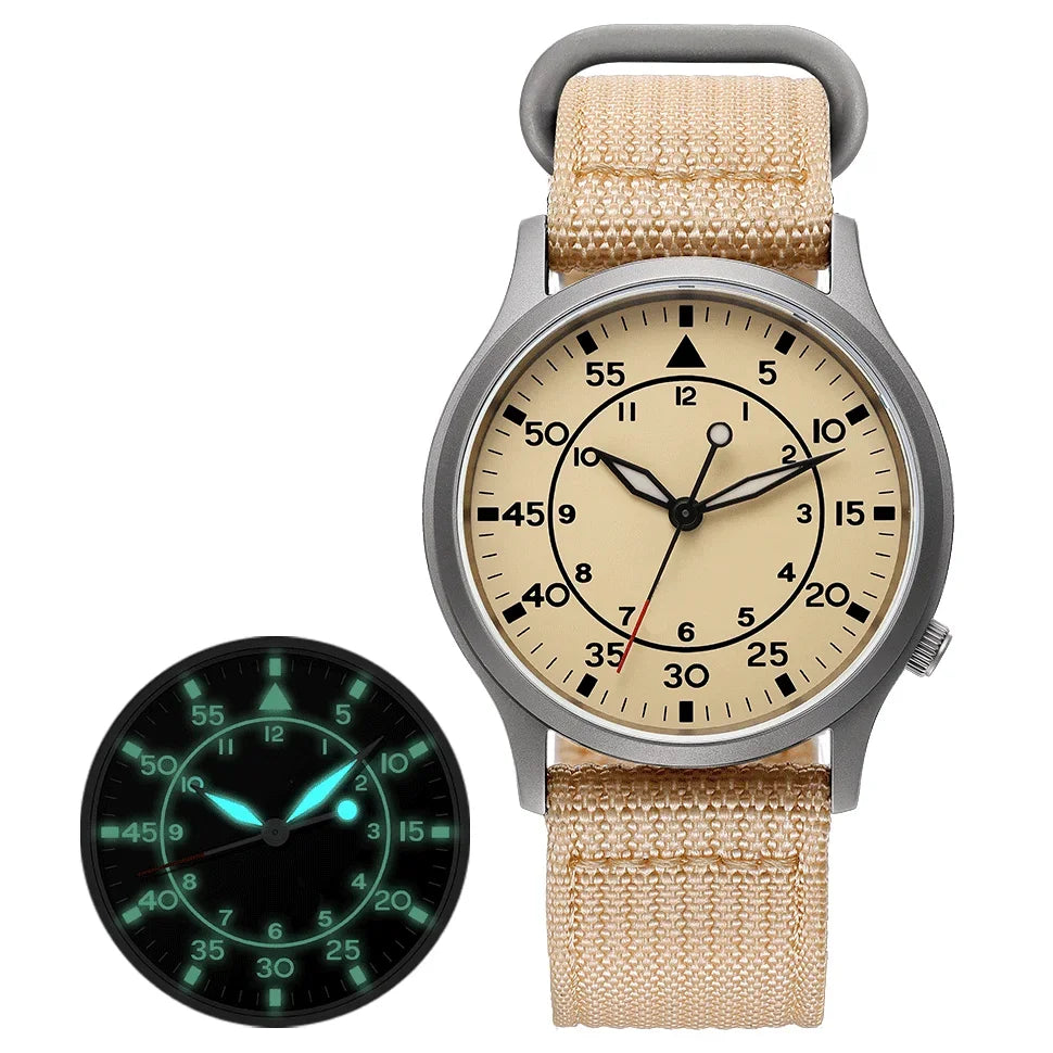 RBB Titanium Ultra-Thin Quartz Watch – VH31, Sapphire, 5ATM, Luminous