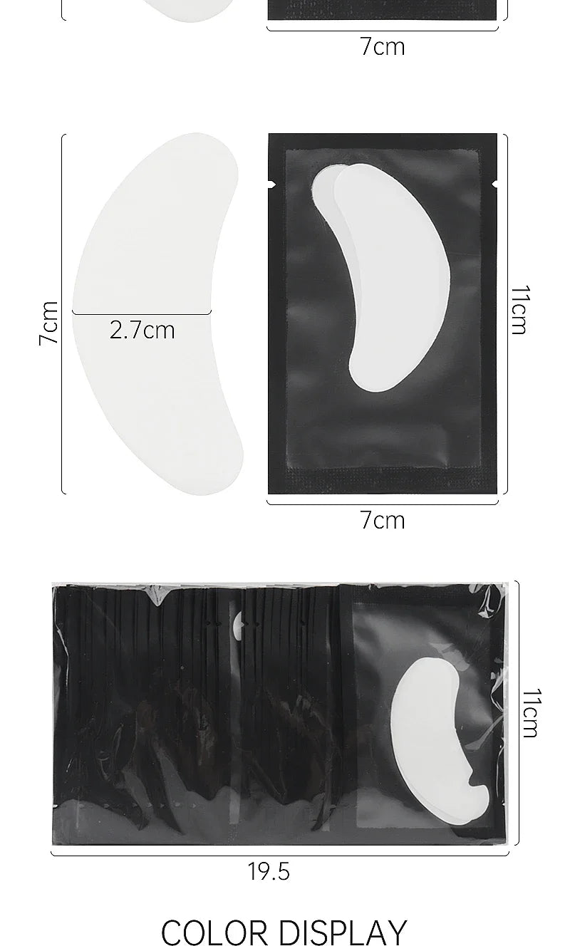 50 Pairs Under Eye Gel Pads for Eyelash Extensions