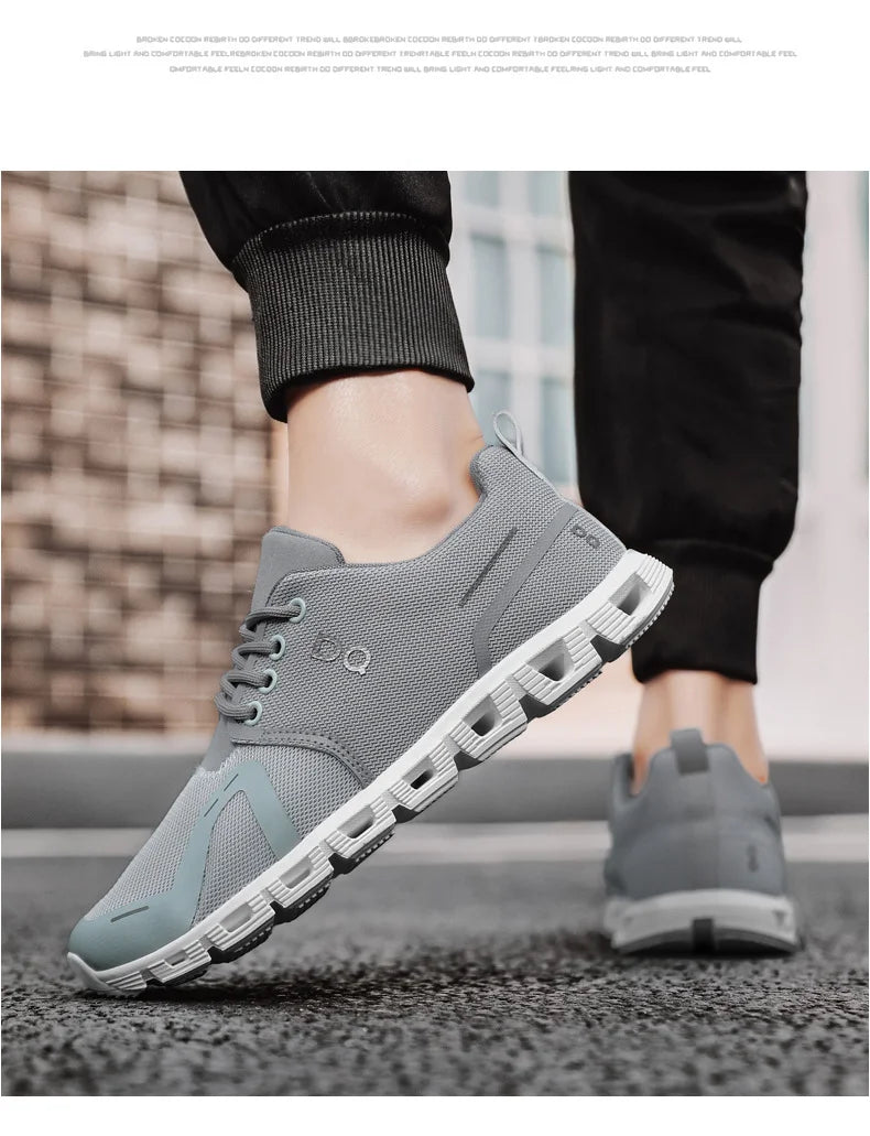 RBB 2019 Summer Men’s Casual Sports Shoes – Breathable Mesh, Low-Cut, EVA Sole, Hollow Design