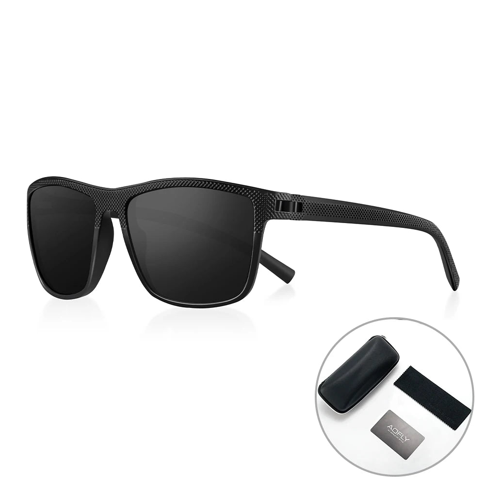 RBB Polarized Sunglasses – UV400 Square Frame for Men & Women | Lightweight & Stylish for Driving, Golf & Fishing