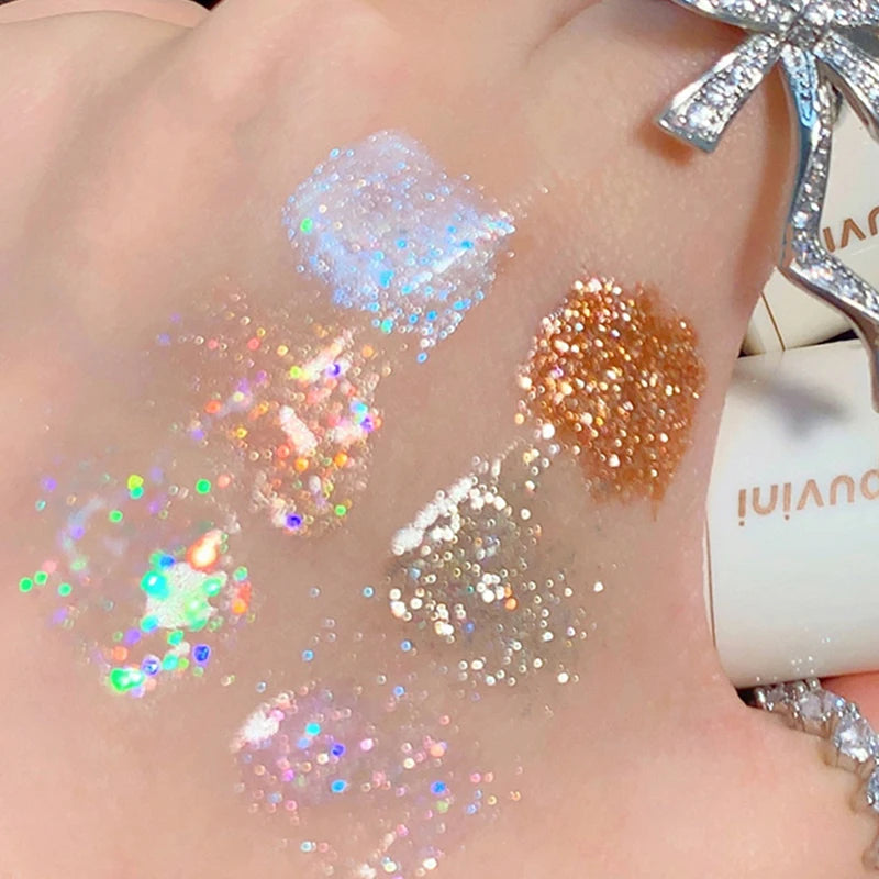 Cappuvini Star Dots Liquid Eyeshadow – Pearlescent, High Gloss, Easy-to-Apply Flashing Eye Makeup