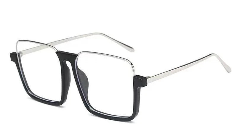 RBB 2024 Vintage Women's Fashion Sunglasses – Luxury Metal Square Frame with UV400 Pink Gradient Lenses