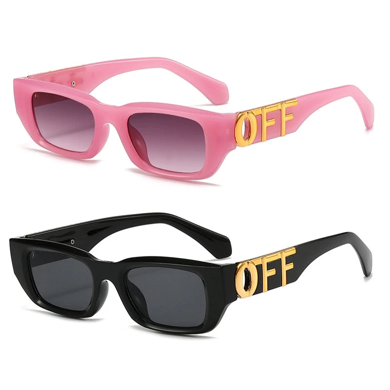 RBB Small Rectangle Sunglasses – Vintage Square UV400 Travel Shades for Men & Women