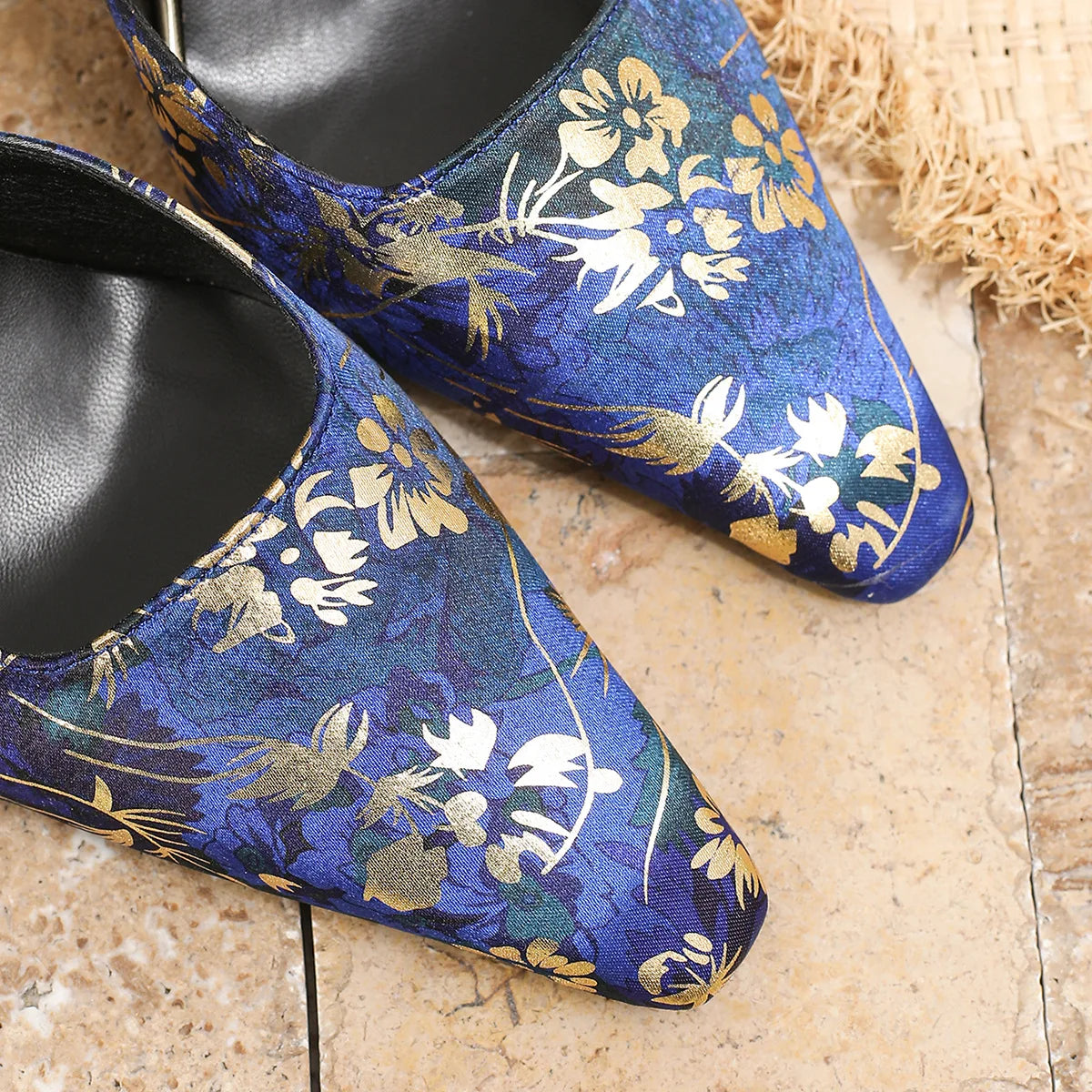 RBB Women Pumps Designer 2025 | New Side-Open Buckle Strap High Heels | Plus Size up to 46 | High-Quality Satin Square Toe Party Shoes for Ladies