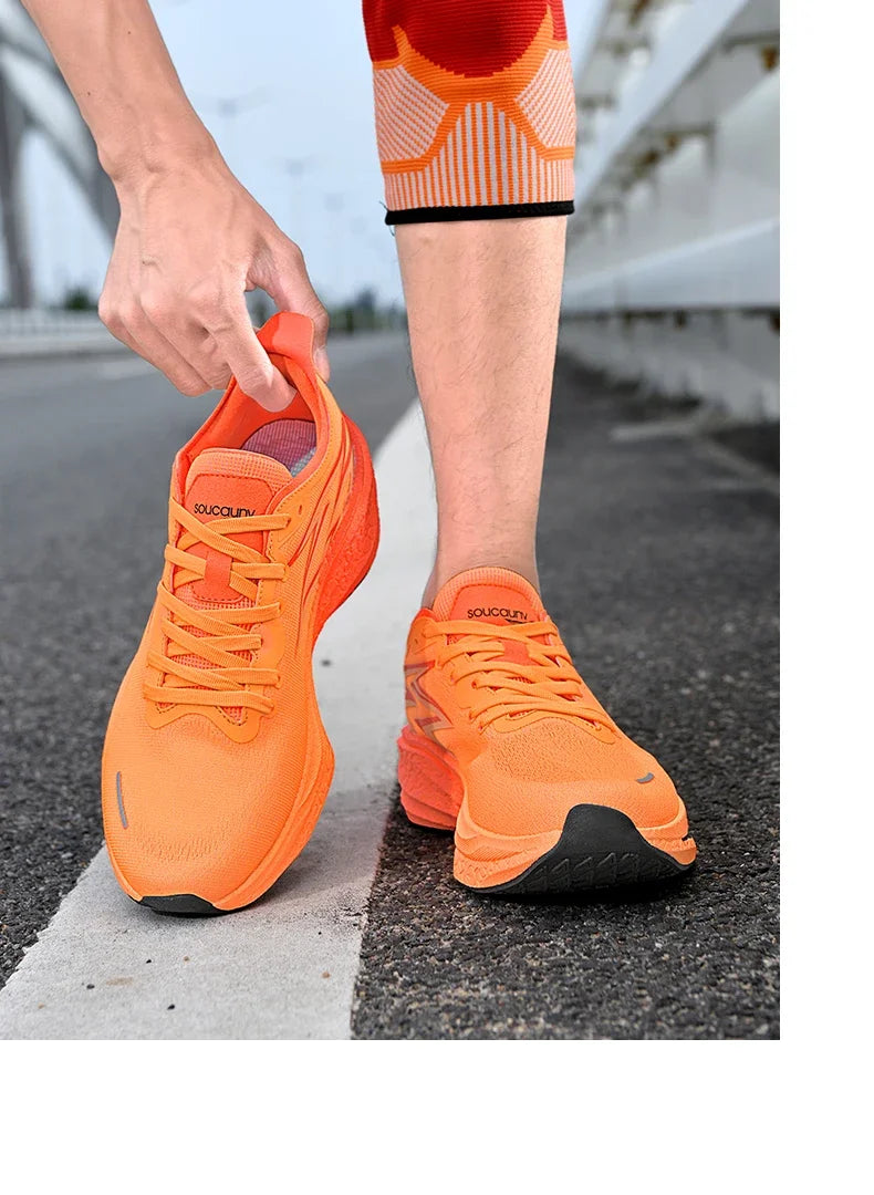 RBB Men’s & Women’s Carbon Plate Trainers – Breathable Shock-Absorbing Running & Tennis Sneakers