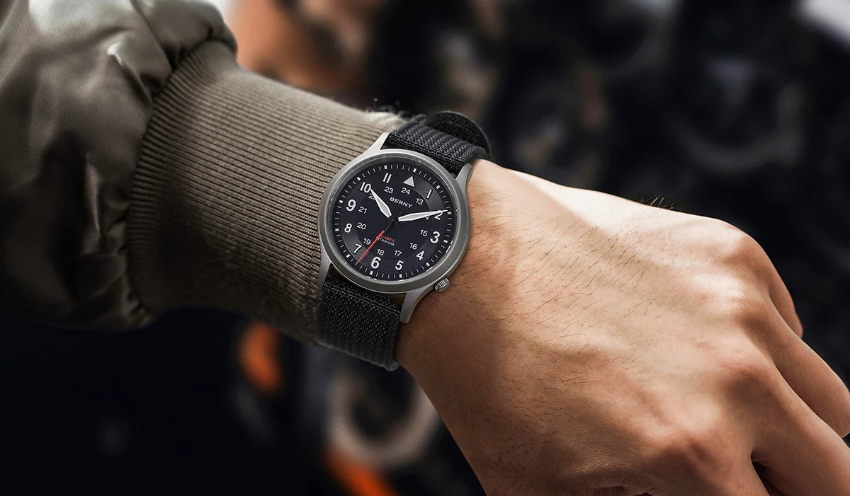 RBB Titanium Field Watch – Quartz, Sapphire, BGW9 Lume, 5ATM