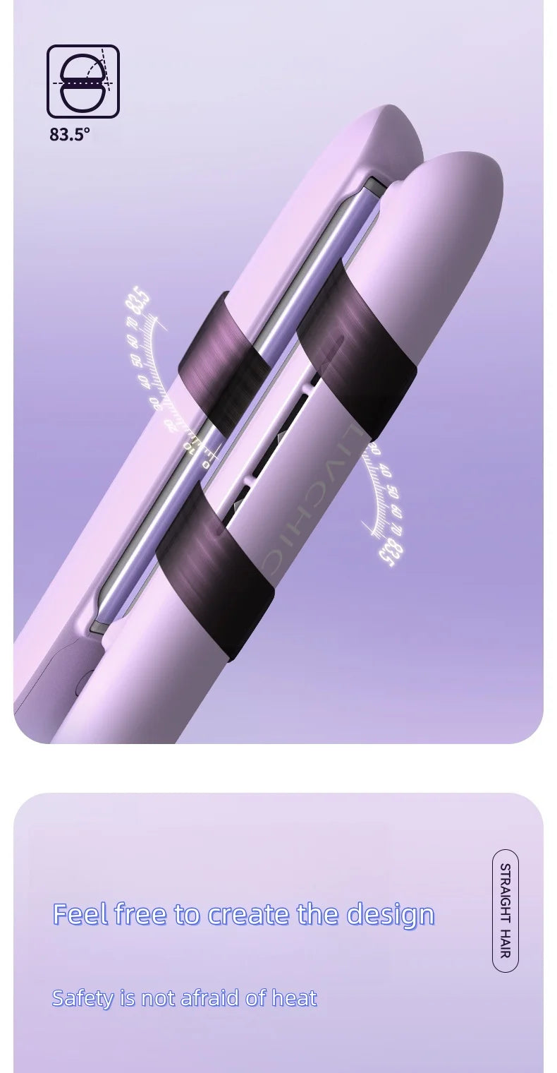 LivChic Ceramic Flat Iron for Salon-Quality Styling