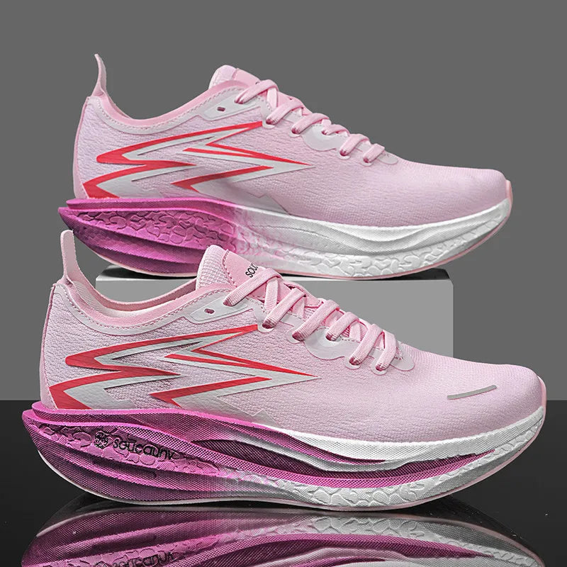 RBB Men’s & Women’s Carbon Plate Trainers – Breathable Shock-Absorbing Running & Tennis Sneakers