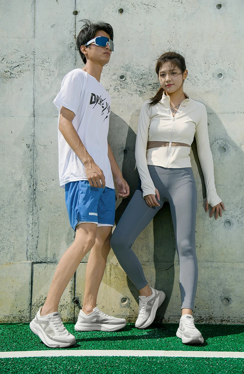 RBB Ultra-Light Couple Running Shoes – Breathable Shock-Absorbing Sneakers for Men & Women