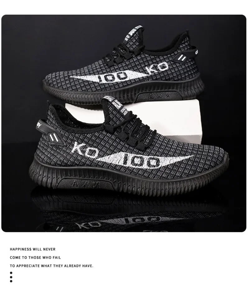 Breathable Lightweight Mesh Sneakers | Comfortable Casual Sport Shoes | Plus Size 39-44