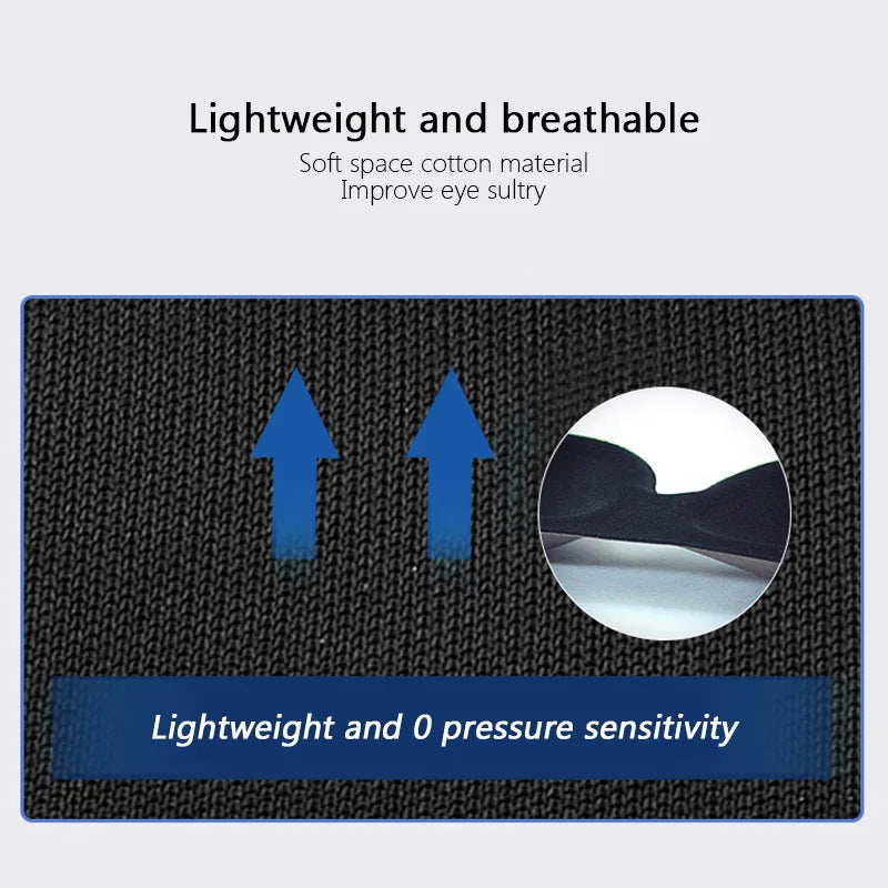 3D Sleep Mask – Light-Blocking Eye Cover for Travel & Relaxation (Unisex)