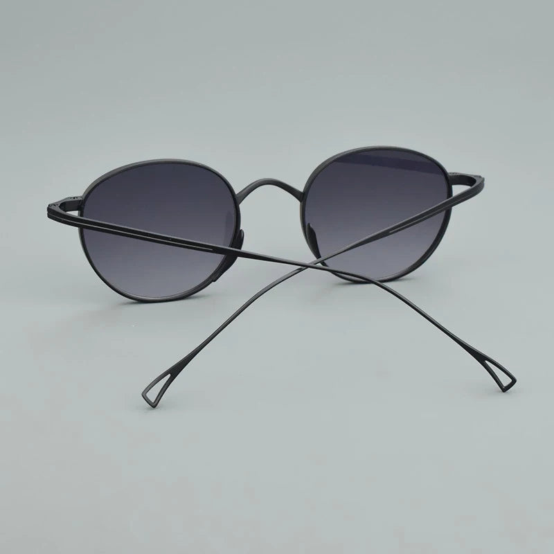 RBB 2025 Luxury Oval Sunglasses – Vintage Titanium UV400 Eyewear for Men & Women
