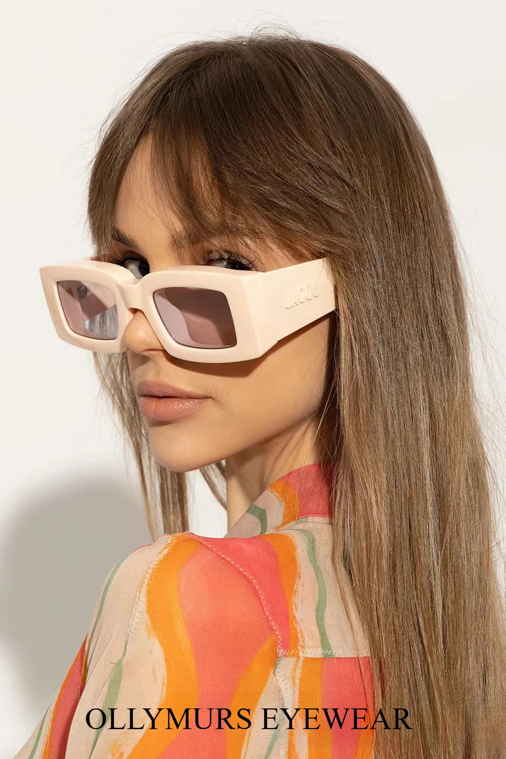 RBB Fashion Sunglasses – Premium Designer Square Eyewear with Large Logo for Men & Women