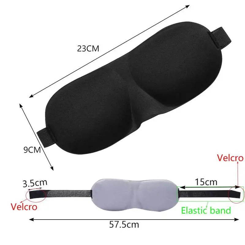 3D Sleep Mask – Light-Blocking Eye Cover for Travel & Relaxation (Unisex)