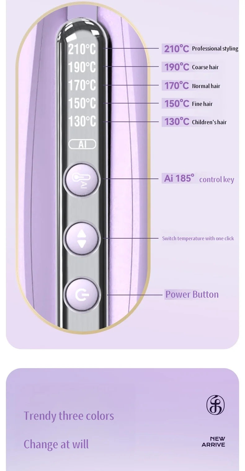 LivChic Ceramic Flat Iron for Salon-Quality Styling