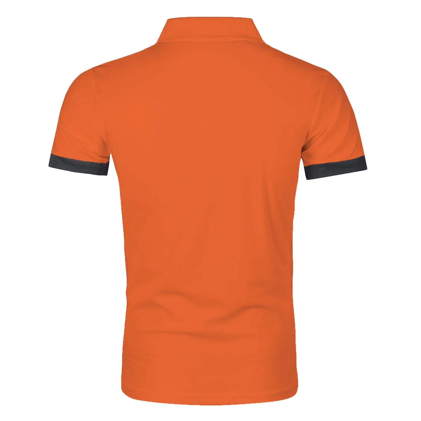 RBB Men’s Short Sleeve Color Matching Fashion Lapel Shirt – Stylish Casual Summer Top