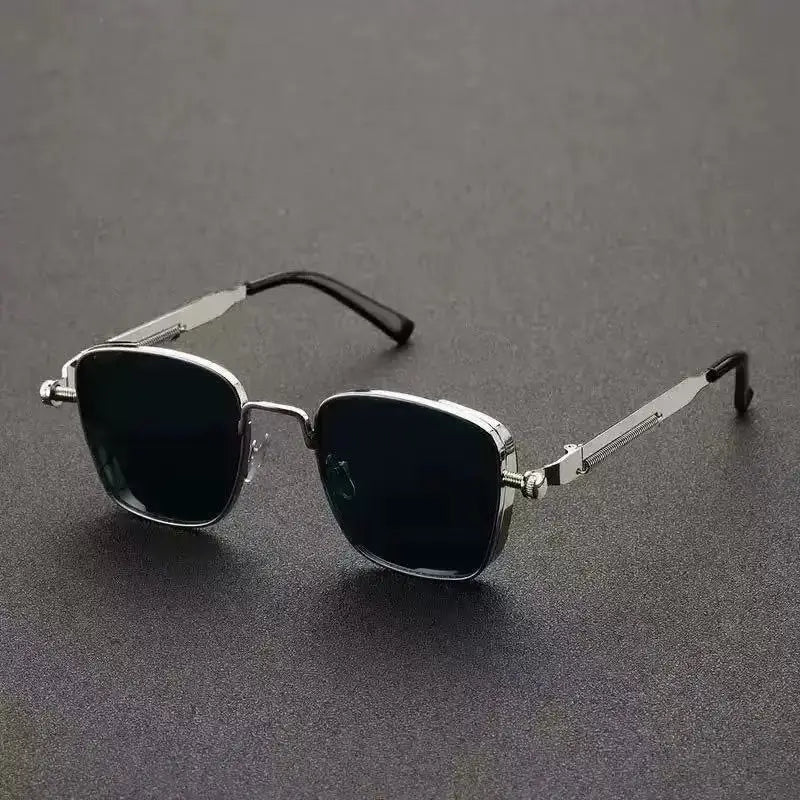 RBB 2025 Polarized Metal Sunglasses for Men – High-End Anti-UV Driving & Punk Fashion Eyewear