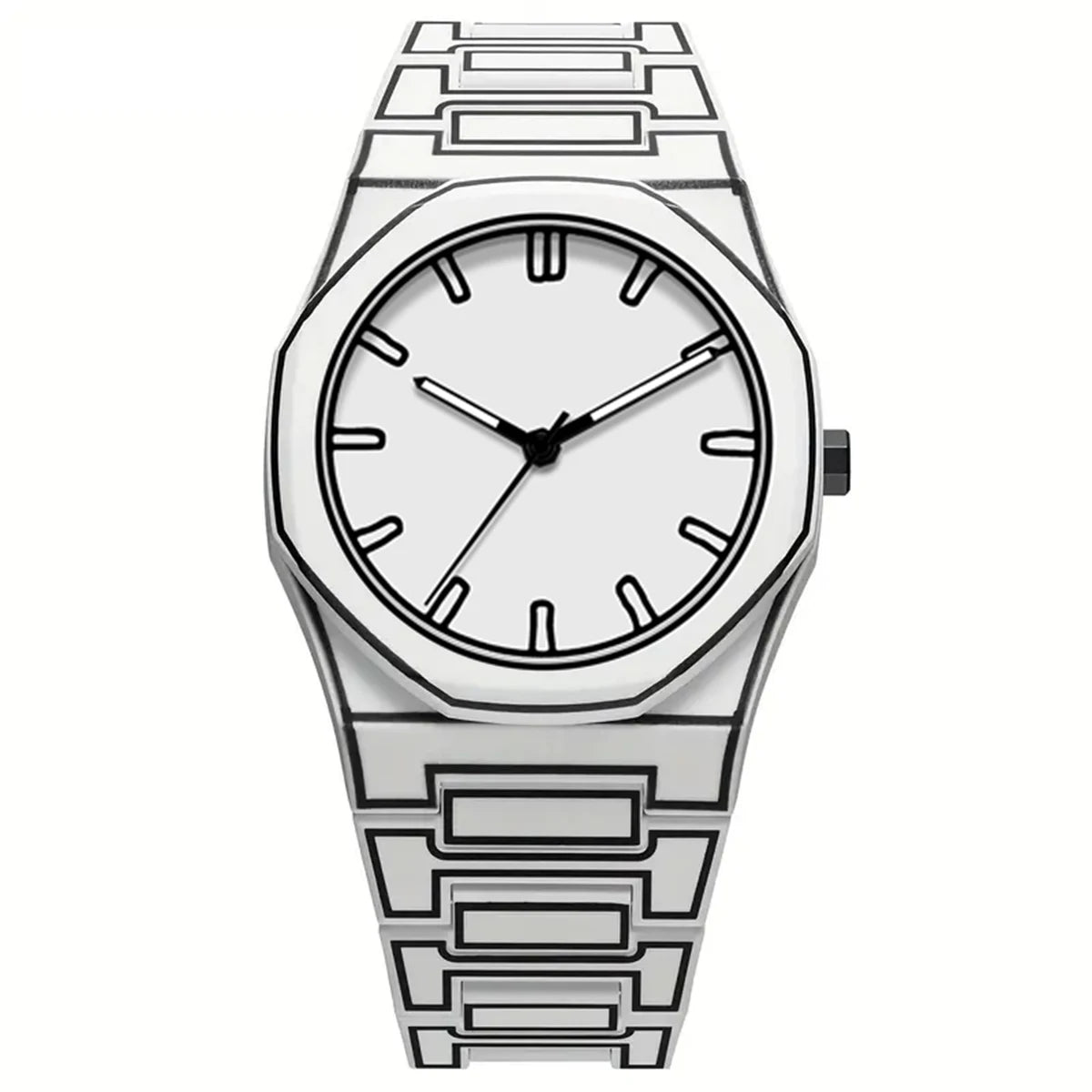 RBB Silicone Quartz Sport Watch – Comic Design, Anime Style, Classic