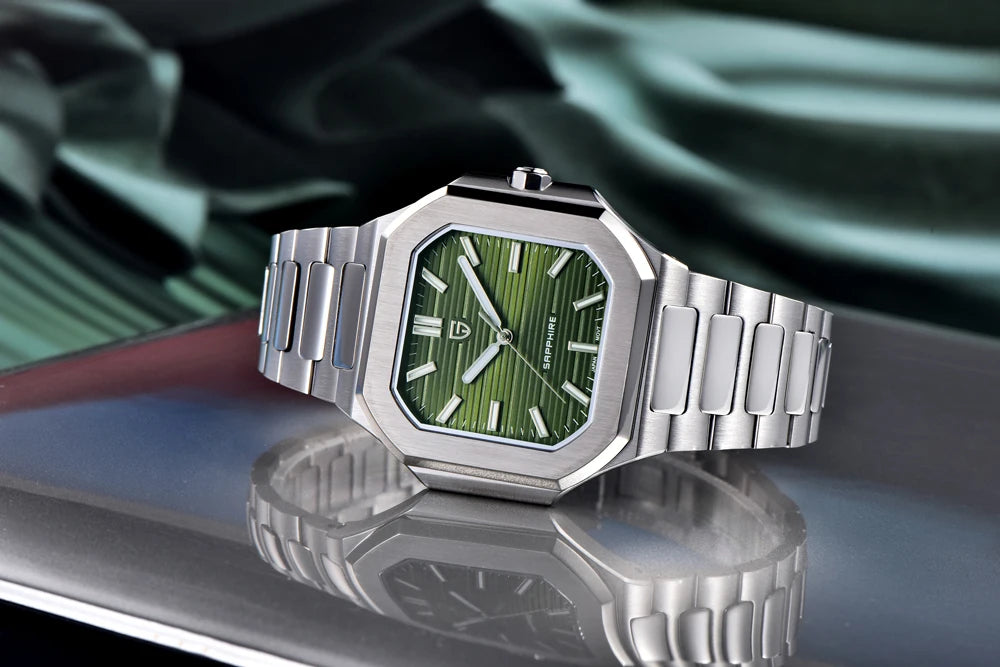 RBB DESIGN 2025 Men's Luxury Quartz Watch – Sapphire Crystal, Waterproof, Stainless Steel