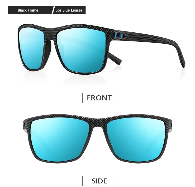 RBB Polarized Sunglasses – UV400 Square Frame for Men & Women | Lightweight & Stylish for Driving, Golf & Fishing