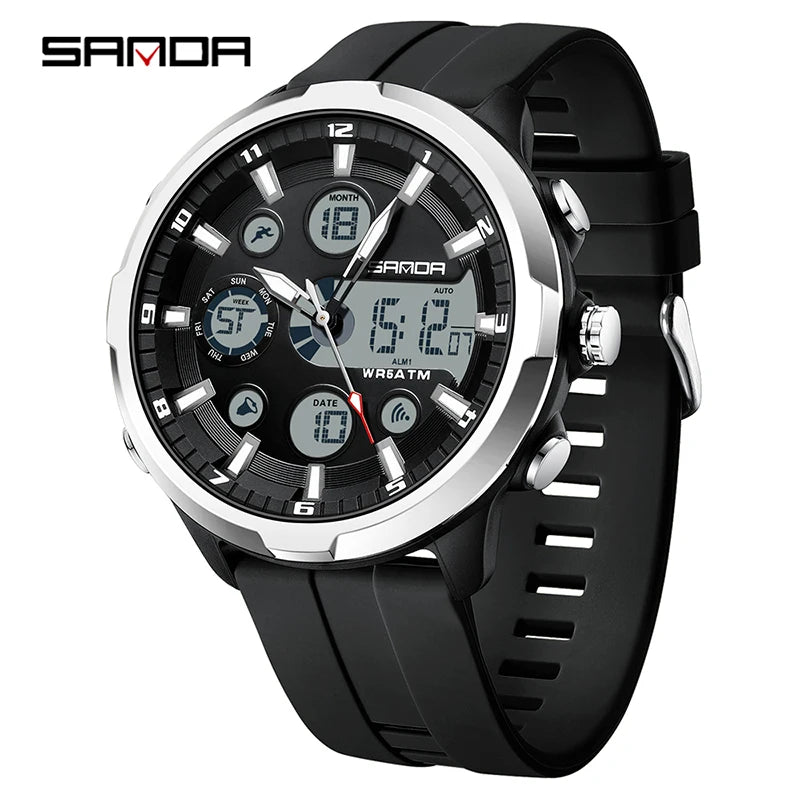 RBB Men’s Military Digital Sports Watch – 50M Waterproof Quartz Timepiece