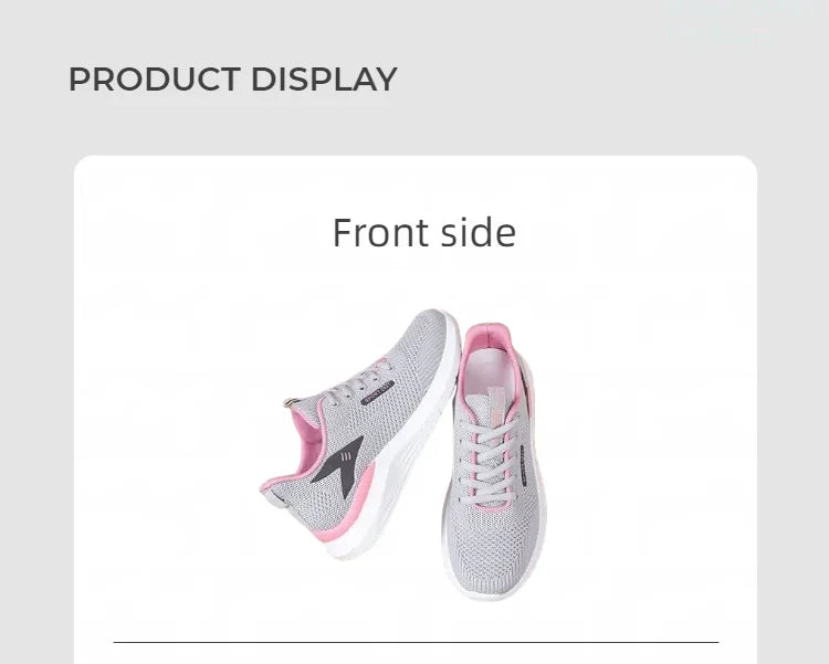 Women’s Spring & Autumn Sneakers – Breathable, Soft Sole, Comfortable & Anti-Slip