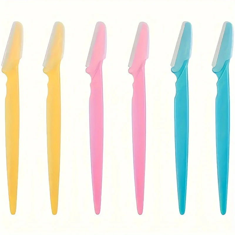 3/5/6/12/24Pcs Eyebrow Razor Kit – Precision Shaping & Facial Hair Removal Tool