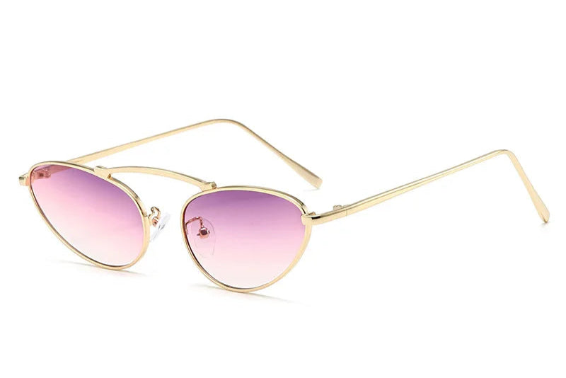 RBB 2025 Trendy Small Vintage Cat Eye Sunglasses – Unisex UV400